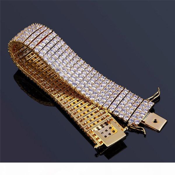 6 lines zirconia hiphop bracelet chains for men bling zircon hip hop bracelets 18k gold plated jewelry, Black
6 lines zirconia hiphop bracelet chains for men bling zircon hip hop bracelets 18k gold plated jewelry, Black