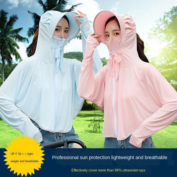 women 2020 new bicycle clothes thin long-sleeved sunscreen coat uv-proof internet celebrity cycling sunscreen clothes, Blue;gray
women 2020 new bicycle clothes thin long-sleeved sunscreen coat uv-proof internet celebrity cycling sunscreen clothes, Blue;gray