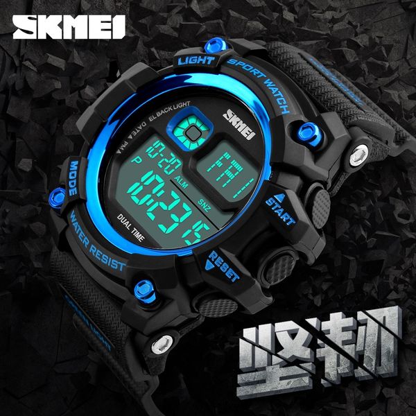fe3ho shikemei electronic outdoor sports new men's large dial outdoor sports waterproof electronic watch multifunctional student men�, Blue
fe3ho shikemei electronic outdoor sports new men's large dial outdoor sports waterproof electronic watch multifunctional student men�, Blue