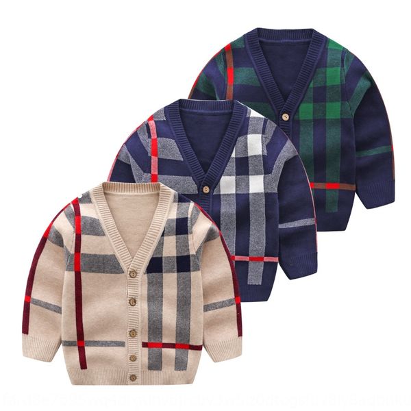style clothing boy classic plaid coat children's jacquard sweater cardigan autumn clothing new children's core yarn sweater coat, Blue
style clothing boy classic plaid coat children's jacquard sweater cardigan autumn clothing new children's core yarn sweater coat, Blue