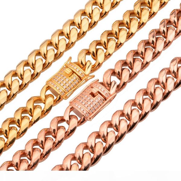 14mm new jewelry 316l stainless steel gold rose gold jewelry miami cuban curb link chain mens cz clasp chain necklace, Silver
14mm new jewelry 316l stainless steel gold rose gold jewelry miami cuban curb link chain mens cz clasp chain necklace, Silver