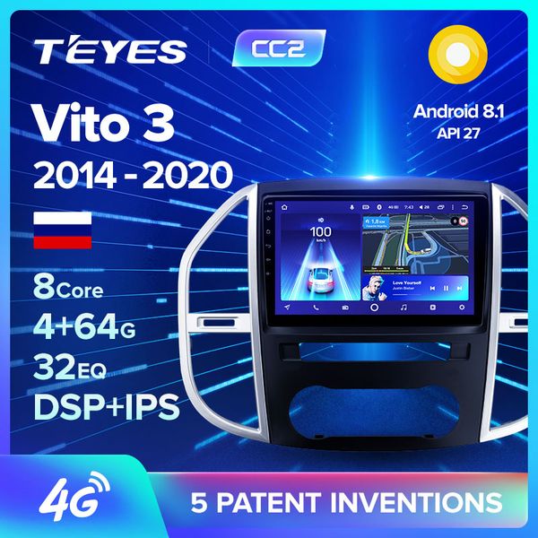 teyes cc2 for - vito 3 w447 2014 - 2020 car radio multimedia video player navigation gps android 8.1 no 2din 2 din dvd car dvd
teyes cc2 for - vito 3 w447 2014 - 2020 car radio multimedia video player navigation gps android 8.1 no 2din 2 din dvd car dvd