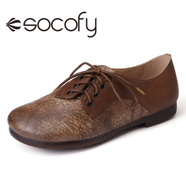 socofy женщины стиль vintage мягкие кожаные ботинки крашения трещины узелок круглого toe casual открытый ladies квартиры обувь botas mujer 2, Black
socofy женщины стиль vintage мягкие кожаные ботинки крашения трещины узелок круглого toe casual открытый ladies квартиры обувь botas mujer 2, Black