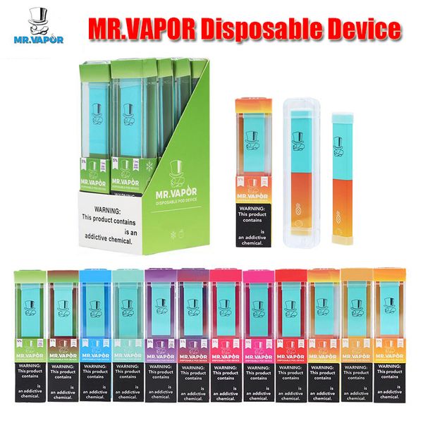 MR.VAPOR Disposable Device MR Vapor Vape Pen Pods Starter Kit 280mAh Battery 1.3ml Cartridges 400Puffs E Cigarette Air Vaporizers
MR.VAPOR Disposable Device MR Vapor Vape Pen Pods Starter Kit 280mAh Battery 1.3ml Cartridges 400Puffs E Cigarette Air Vaporizers