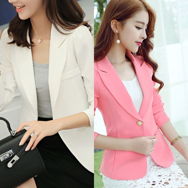 caidaifei 2020 new spring clothes summer korean style slim fit coat short suit women's coat all-match casual suit, White;black
caidaifei 2020 new spring clothes summer korean style slim fit coat short suit women's coat all-match casual suit, White;black