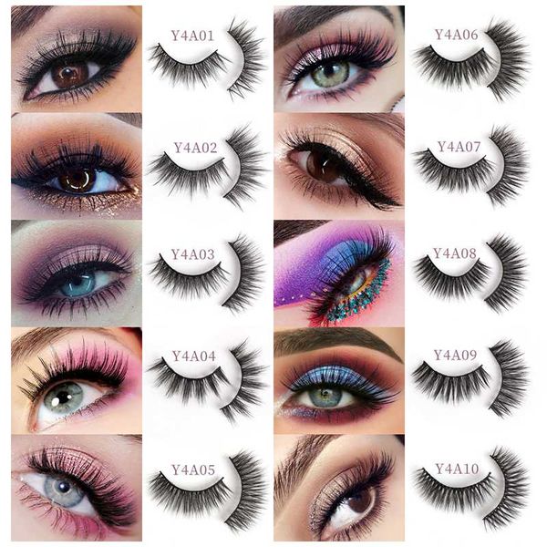 4 pairs mink eyelashes 3d mink lashes thick handmade full strip lashes cruelty 10 style false eyelashes makeup
4 pairs mink eyelashes 3d mink lashes thick handmade full strip lashes cruelty 10 style false eyelashes makeup