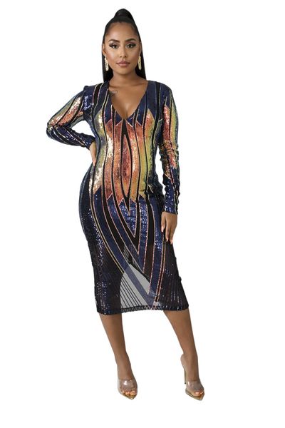 sequins designer women dresses casual long sleeve v neck fashion womens bodycon dresses spring striped dress, Black;gray
sequins designer women dresses casual long sleeve v neck fashion womens bodycon dresses spring striped dress, Black;gray