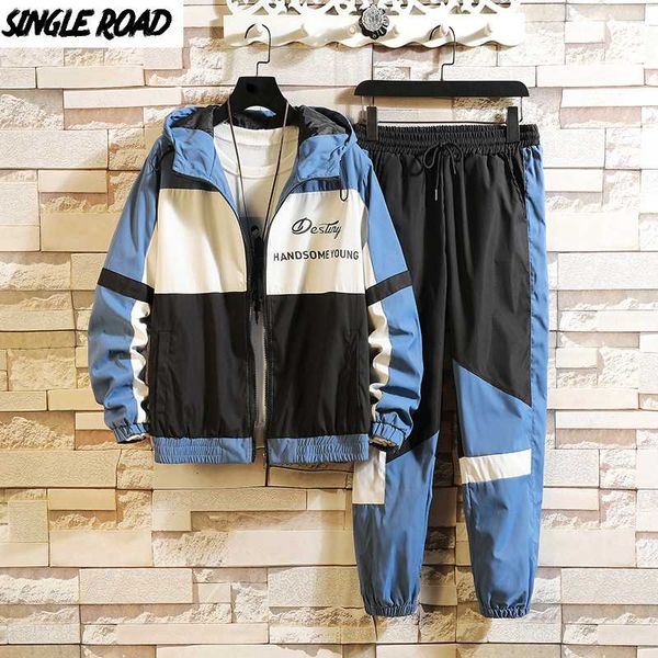 singleroad tracksuit men наборы 2020 мужская мода hip hop streetwear лоскутная hoodie sweatpants корейский sportswear мужские костюмы, Gray
singleroad tracksuit men наборы 2020 мужская мода hip hop streetwear лоскутная hoodie sweatpants корейский sportswear мужские костюмы, Gray
