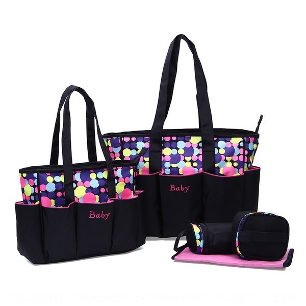mummy multi-function diaper hand hand bulk 5-piece mother's mom polka dot bag diaper bag
mummy multi-function diaper hand hand bulk 5-piece mother's mom polka dot bag diaper bag