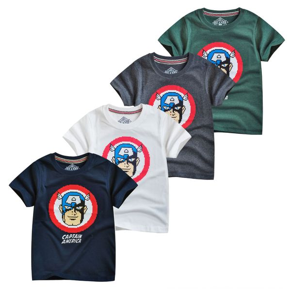 2inz8 boy's short-sleeved t- fashionable cotton in the big spring/summer boy children shirt captain america children's t-shirt chi, Blue
2inz8 boy's short-sleeved t- fashionable cotton in the big spring/summer boy children shirt captain america children's t-shirt chi, Blue