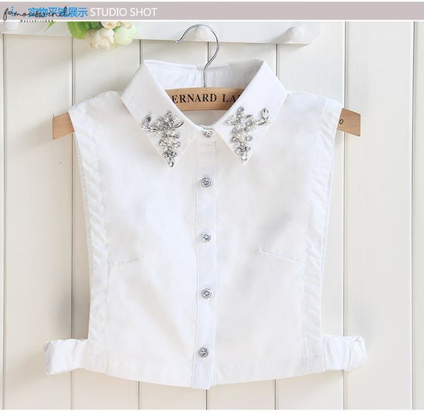 pearls embroidery accessories half saving vest fake collar stand collar shirt female cotton nail bead vintage spear ladies fashion, White
pearls embroidery accessories half saving vest fake collar stand collar shirt female cotton nail bead vintage spear ladies fashion, White