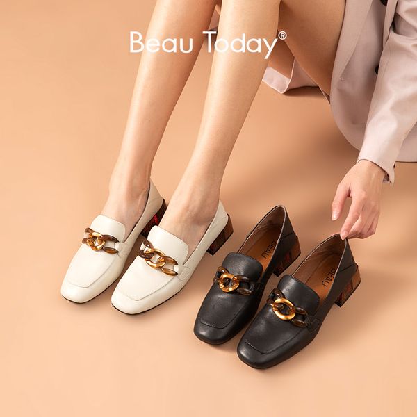 beautoday loafers women sheepskin genuine leather metal decoration square toe slip-on ladies casual office flat shoes 15310, Black
beautoday loafers women sheepskin genuine leather metal decoration square toe slip-on ladies casual office flat shoes 15310, Black