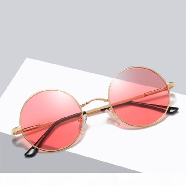 new classic punk sunglasses women brand designer vintage round metal frame sun glasses female male uv400 de sol, White;black
new classic punk sunglasses women brand designer vintage round metal frame sun glasses female male uv400 de sol, White;black