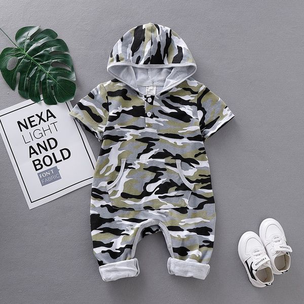 2020 new baby romper summer style baby boy clothing newborn infant cool camouflage short sleeve hooded romper cotton onesie, Blue
2020 new baby romper summer style baby boy clothing newborn infant cool camouflage short sleeve hooded romper cotton onesie, Blue