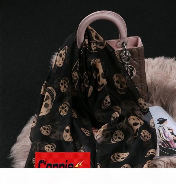 fashion-2017 selling classic european designer womens skull print scarf elegant ladies wrap, Blue;gray
fashion-2017 selling classic european designer womens skull print scarf elegant ladies wrap, Blue;gray