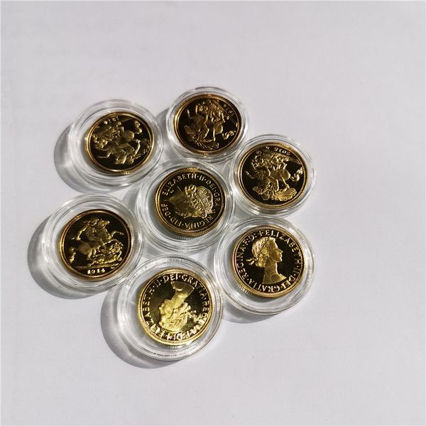 1914 1963 2015 british full sovereign 22ct gold coin king george v 5th gold coin,10pcs/lot uk 24k gold plated coin 22*1.8mm
1914 1963 2015 british full sovereign 22ct gold coin king george v 5th gold coin,10pcs/lot uk 24k gold plated coin 22*1.8mm
