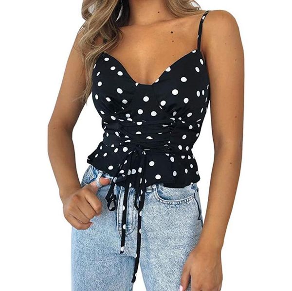 jaycosin women summer trendy v-neck dot print blouse t-shirt fashion casual slim soft bandage strapless blouse 66, White
jaycosin women summer trendy v-neck dot print blouse t-shirt fashion casual slim soft bandage strapless blouse 66, White