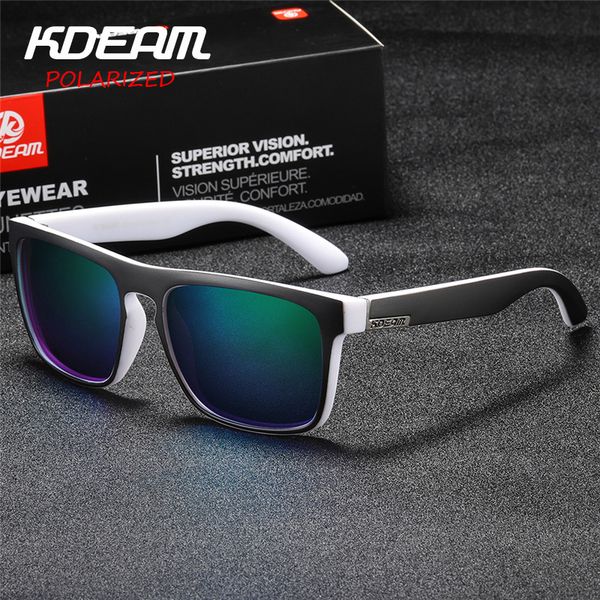 kdeam 2019 polarized sunglasses men/women brand designer sport sun glasses 6 colors uv400 driving fishing gafas de sol, White;black
kdeam 2019 polarized sunglasses men/women brand designer sport sun glasses 6 colors uv400 driving fishing gafas de sol, White;black