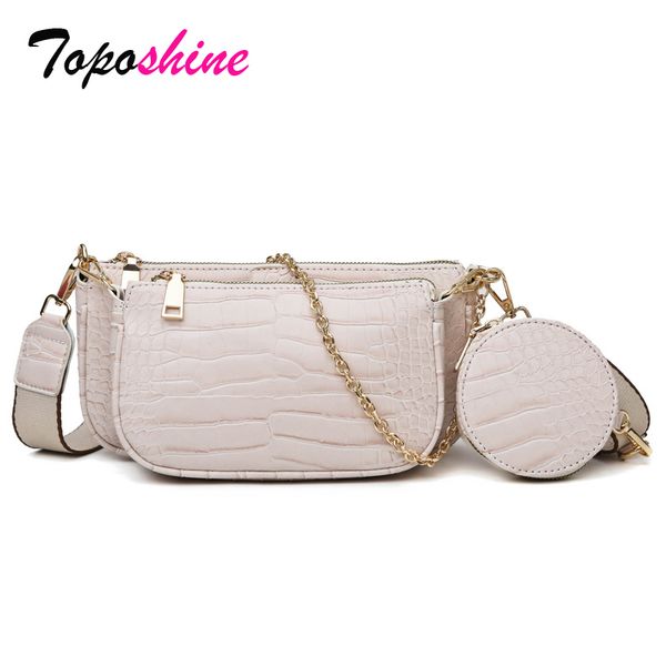 shine alligator pattern leather women bag turn lock chains shoulder bag three-piece set composite bags woman shoulder
shine alligator pattern leather women bag turn lock chains shoulder bag three-piece set composite bags woman shoulder