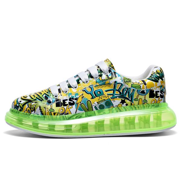 2020 leather vamp itself, delicate graffiti, visual impact, fashion sense greatly increased, air cushion outsole, light weight and thicker, Black
2020 leather vamp itself, delicate graffiti, visual impact, fashion sense greatly increased, air cushion outsole, light weight and thicker, Black