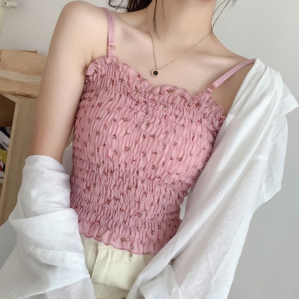 small sweet hipster 2020 new korean style students vest vest vest' off-shoulder floral camisole for women, Camo
small sweet hipster 2020 new korean style students vest vest vest' off-shoulder floral camisole for women, Camo
