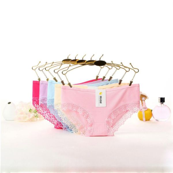 women's underwear modal lace briefs solid color low waist girl cute underwear a009, Black;pink
women's underwear modal lace briefs solid color low waist girl cute underwear a009, Black;pink