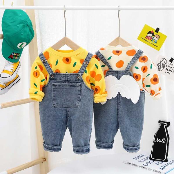hylkidhuose 2020 autumn baby girls boys clothing sets newborn infant clothes t shirt overalls 2 piece children kids clothing, White
hylkidhuose 2020 autumn baby girls boys clothing sets newborn infant clothes t shirt overalls 2 piece children kids clothing, White