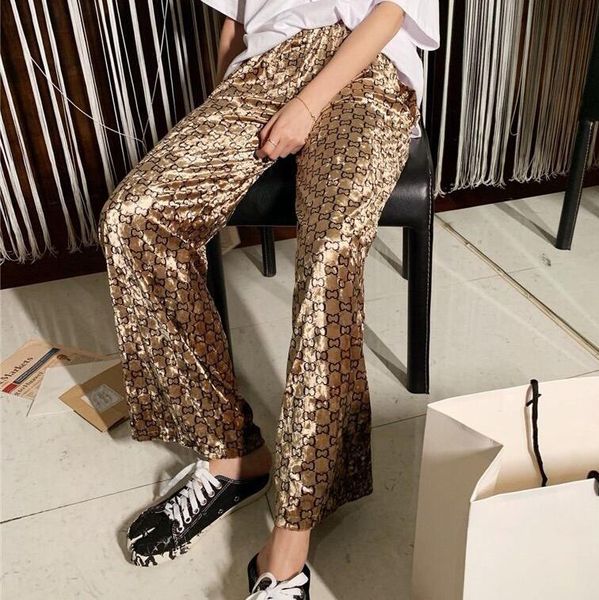 2020 woman pants designer loose web celebrity elastic high waist wide leg pants trousers luxury women's fashion casual trouse, Black;white
2020 woman pants designer loose web celebrity elastic high waist wide leg pants trousers luxury women's fashion casual trouse, Black;white