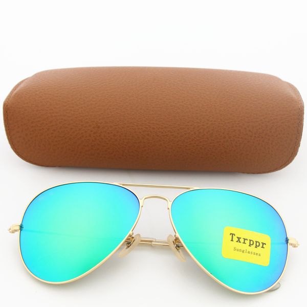 mirror lens new driving vassl sunglasses for man woman matte gold frame green 58mm uv400 sun glasses with brown box, White;black
mirror lens new driving vassl sunglasses for man woman matte gold frame green 58mm uv400 sun glasses with brown box, White;black