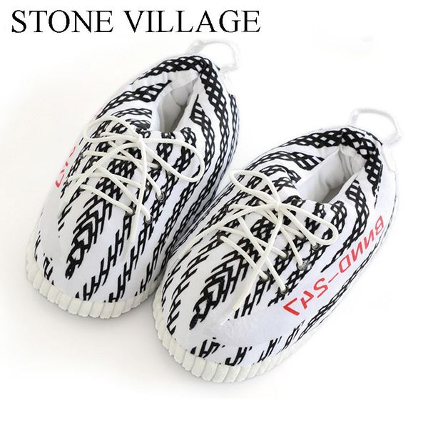 2020 sneaker slippers cotton home slippers women warm indoor men striped bread shoes cut fat shoes  35-43, Black 
2020 sneaker slippers cotton home slippers women warm indoor men striped bread shoes cut fat shoes  35-43, Black