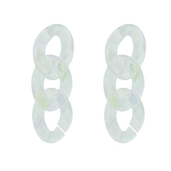 925 silver post transparent acrylic exaggerated chain earrings new open c-shape fashionable fashion jewelry, Golden
925 silver post transparent acrylic exaggerated chain earrings new open c-shape fashionable fashion jewelry, Golden
