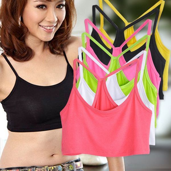 2020 new women' shoulder strap neck y-shaped belly solid color shoulder vest vest yiwu, White;black 
2020 new women' shoulder strap neck y-shaped belly solid color shoulder vest vest yiwu, White;black