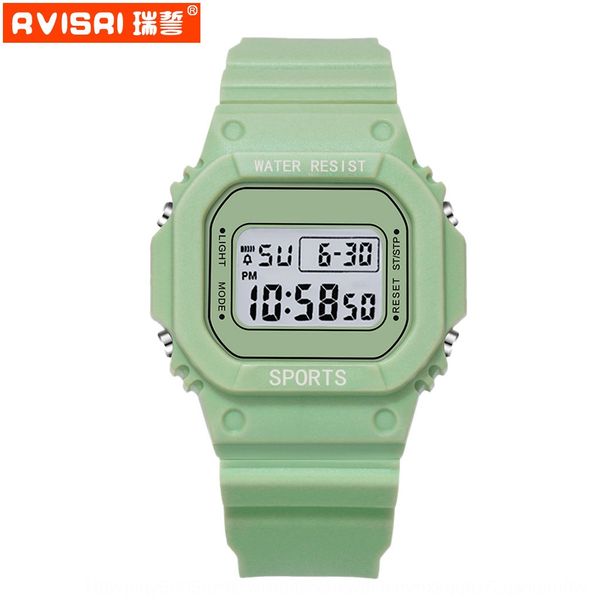 square ins electronic style student girl waterproof cute electronic watch korean style simple matcha green watch, Blue
square ins electronic style student girl waterproof cute electronic watch korean style simple matcha green watch, Blue