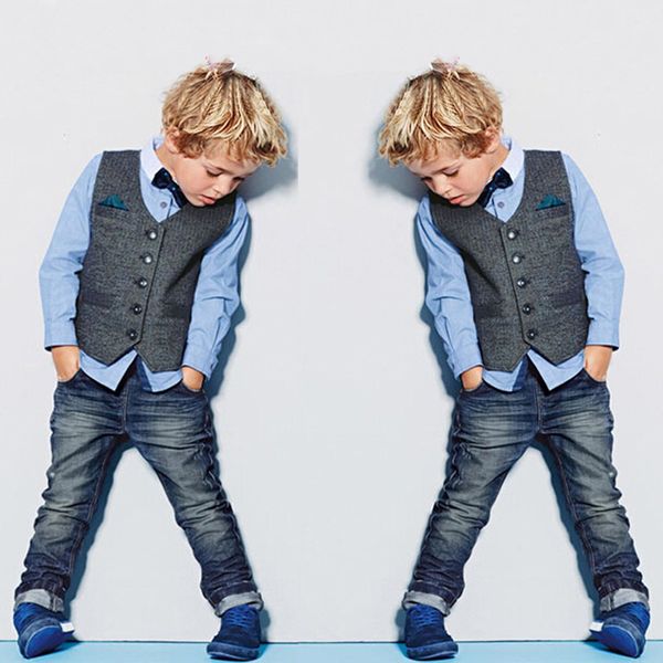 gentleman style children clothing boys sets fashion kids clothes outfits cotton long sleeve shirt+vest+pant 3 pcs 2-7 years, White
gentleman style children clothing boys sets fashion kids clothes outfits cotton long sleeve shirt+vest+pant 3 pcs 2-7 years, White