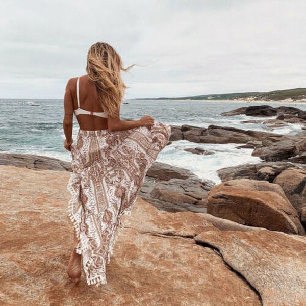 new fashion women summer boho maxi skirt causal loose beach long skirt high waist pleated floral print skirts, Black
new fashion women summer boho maxi skirt causal loose beach long skirt high waist pleated floral print skirts, Black