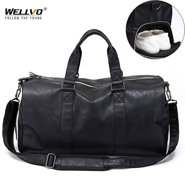 male leather travel bag large duffle independent shoes storage big fitness bags handbag bag luggage shoulder bag black xa237wc cx200711
male leather travel bag large duffle independent shoes storage big fitness bags handbag bag luggage shoulder bag black xa237wc cx200711