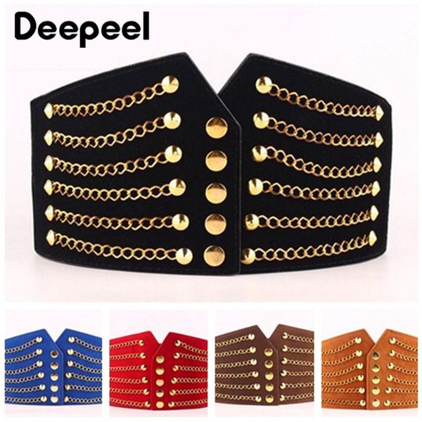 deepeel 1pc women fashion slim corset cummerbunds elastic belts wild rivet waistband female coat fur hige waist belt accessory, Black;brown
deepeel 1pc women fashion slim corset cummerbunds elastic belts wild rivet waistband female coat fur hige waist belt accessory, Black;brown