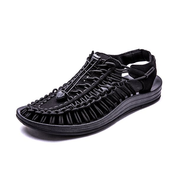 2020 style men's woven sandals summer beach shoes for couples breathable men shoes factory outlet large size 38-46, Black
2020 style men's woven sandals summer beach shoes for couples breathable men shoes factory outlet large size 38-46, Black