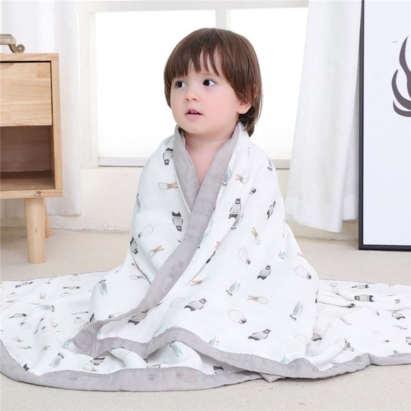49nej bamboo fiber + cotton gauze blanket bath towel cartoon six-layer colorful wide-brimmed quilt infant class a blanket quilt water absorb
49nej bamboo fiber + cotton gauze blanket bath towel cartoon six-layer colorful wide-brimmed quilt infant class a blanket quilt water absorb