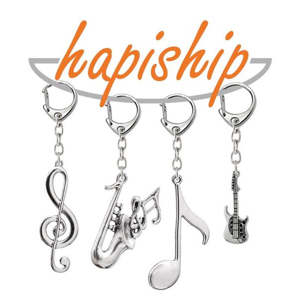 hapiship 2020 women/men's fashion handmade vintage guitar music note key chains key rings alloy charms gifts ysdy202, Silver
hapiship 2020 women/men's fashion handmade vintage guitar music note key chains key rings alloy charms gifts ysdy202, Silver