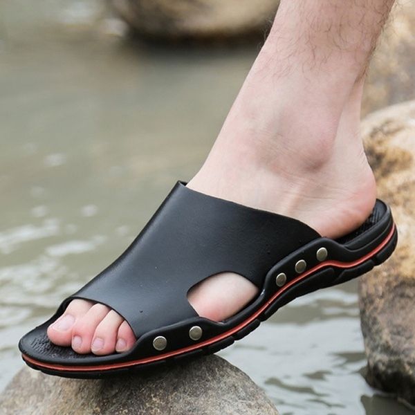 summer men fashion shoes new 2020 big size 43 men's flip flops leather luxury slippers beach casual sandals, Black
summer men fashion shoes new 2020 big size 43 men's flip flops leather luxury slippers beach casual sandals, Black