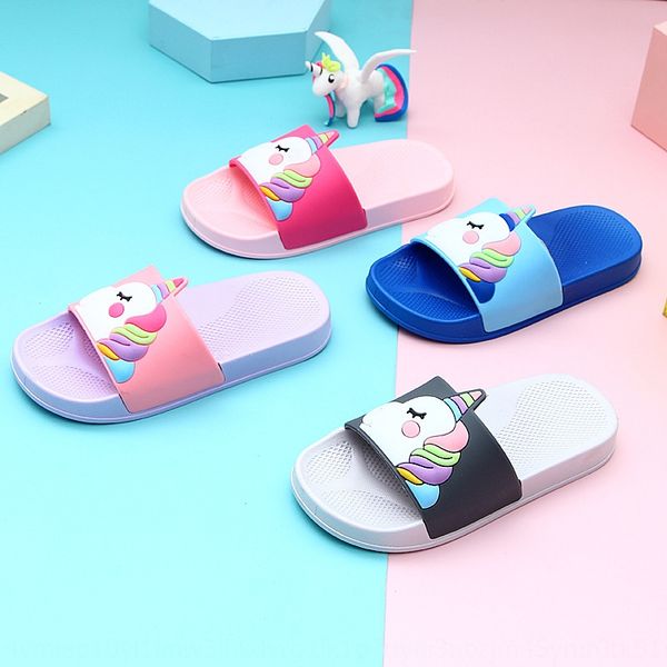 children' summer children children children' slippers cartoon unicorn girl 20 new anti-skid soft bottom slippers for boys, Black;grey
children' summer children children children' slippers cartoon unicorn girl 20 new anti-skid soft bottom slippers for boys, Black;grey