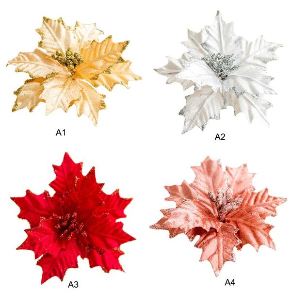 20cm diy christmas artificial flower head christmas tree ornaments red poinsettia flower wedding decoration
20cm diy christmas artificial flower head christmas tree ornaments red poinsettia flower wedding decoration