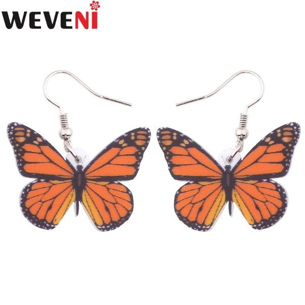 weveni acrylic drop dangle long big insect monarch butterfly earrings for women fashion jewelry spring summer accessories, Silver
weveni acrylic drop dangle long big insect monarch butterfly earrings for women fashion jewelry spring summer accessories, Silver