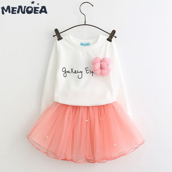 menoea girls dresses casual letter t-shirt ball gown dress with flower brooch clothes set kids autumn children clothing sets, Red;yellow
menoea girls dresses casual letter t-shirt ball gown dress with flower brooch clothes set kids autumn children clothing sets, Red;yellow