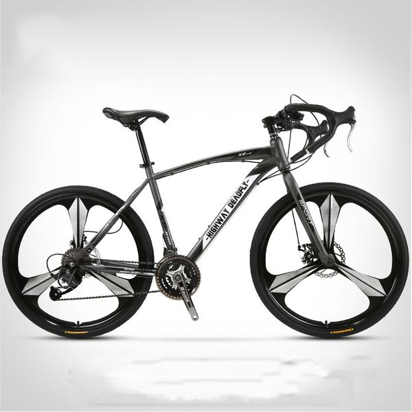 26 inch road bicycle with bending handle fixed gear three knife one wheel double disc brakes for adult
26 inch road bicycle with bending handle fixed gear three knife one wheel double disc brakes for adult