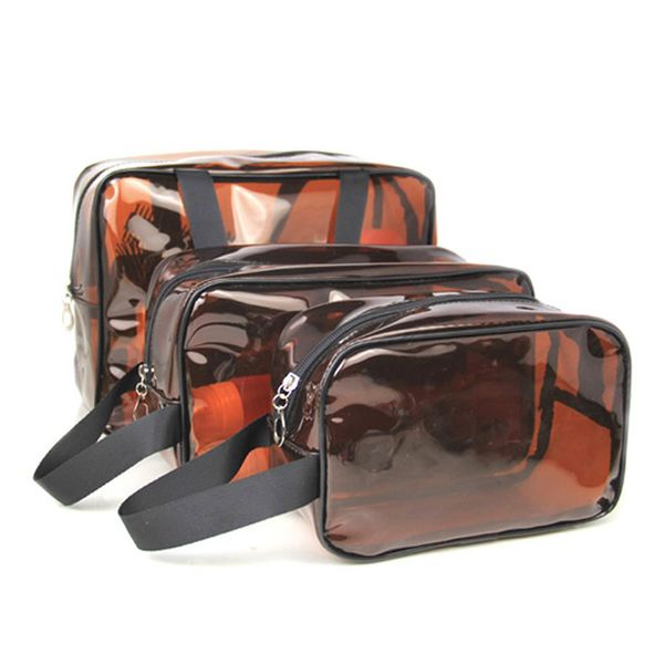 brown cosmetic bags pvc zipper waterproof makeup bag women travel toiletry storage bags makeup organizer case 3styles
brown cosmetic bags pvc zipper waterproof makeup bag women travel toiletry storage bags makeup organizer case 3styles