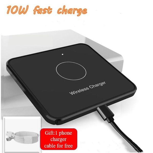 1pcs 10w qi universal wireless charger pad ultra-thin fast wireless phone charger for iphone huawei samsunng with a gift
1pcs 10w qi universal wireless charger pad ultra-thin fast wireless phone charger for iphone huawei samsunng with a gift