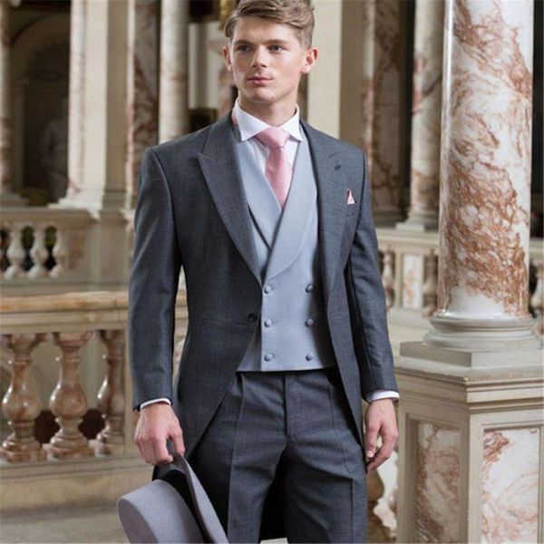 new elegant part tailcoat groom tuxedos wedding suits for men selling (jacket+pants+vest) custom made slim fit mens blazer, White;black
new elegant part tailcoat groom tuxedos wedding suits for men selling (jacket+pants+vest) custom made slim fit mens blazer, White;black