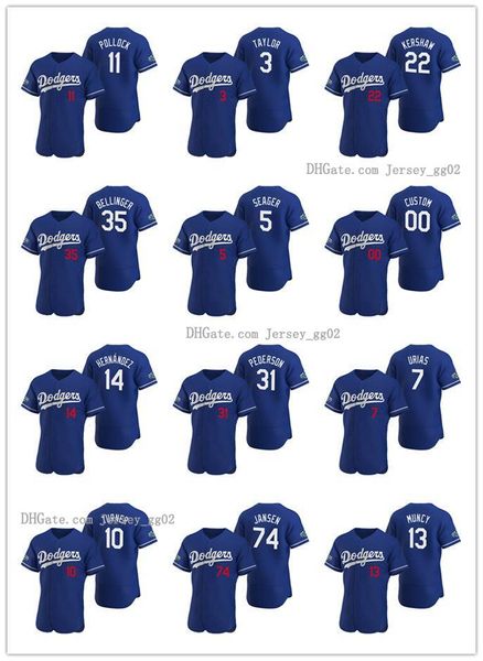 los анджелес доджерс men 50 mookie беттс 7 хулио уриас 22 клейтон kershaw 2020 alternate patch royal аутентичные бейсбол джерси, Black
los анджелес доджерс men 50 mookie беттс 7 хулио уриас 22 клейтон kershaw 2020 alternate patch royal аутентичные бейсбол джерси, Black